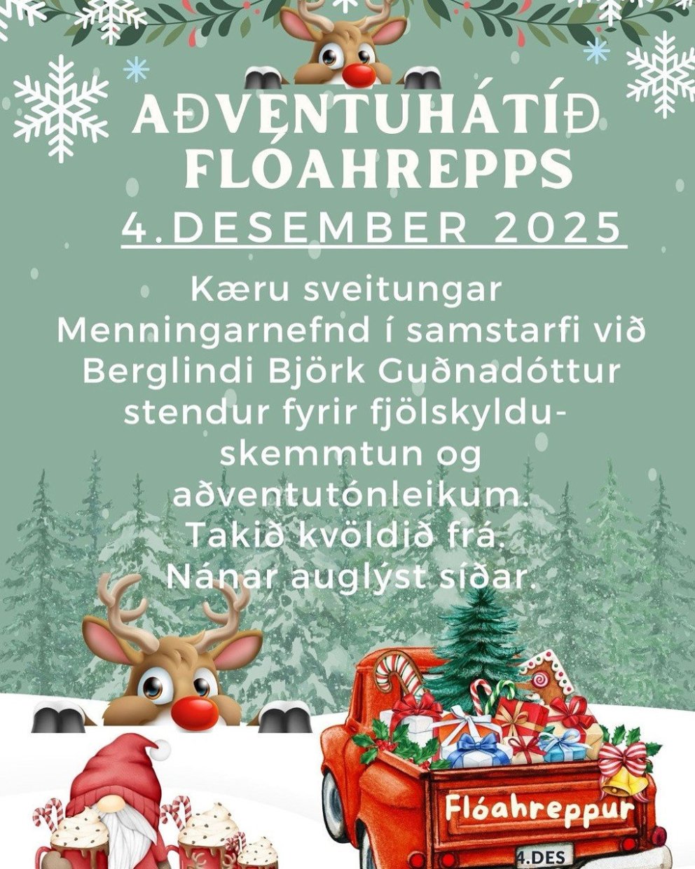 Aðventuhátíð Flóahrepps 2025