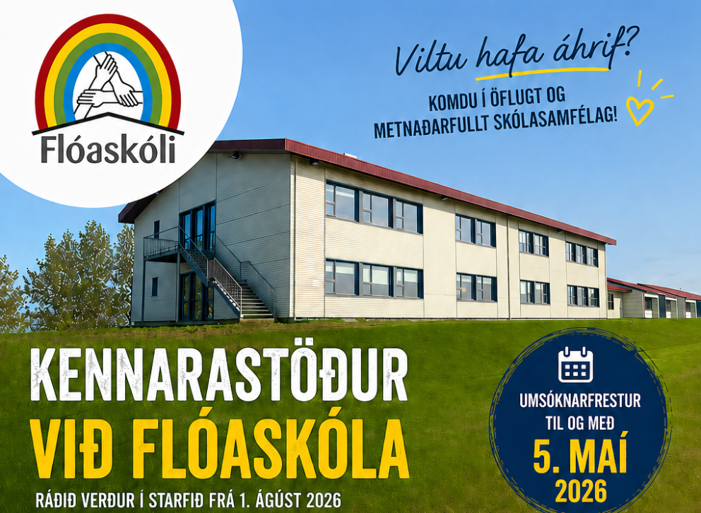 Lausar kennarastöður við Flóaskóla