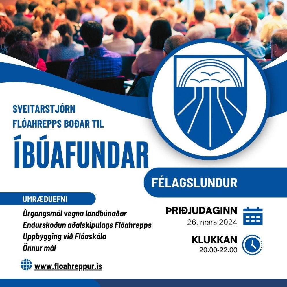 Íbúafundur 26. mars