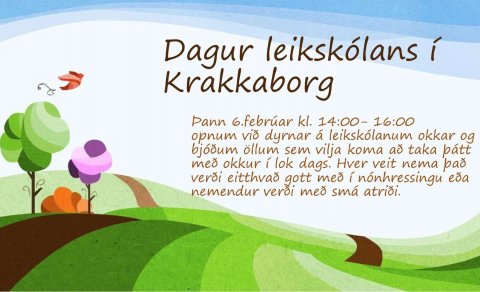 Dagur leikskólans í Krakkaborg