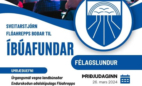 Íbúafundur 26. mars