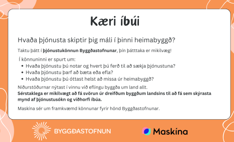 Íbúakönnun Byggðastofnunar