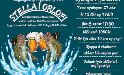 Unglingastig Flóaskóla sýnir verkið Stella í Orlofi